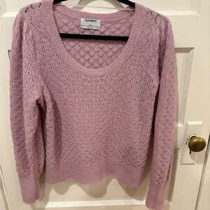 Old Navy Women's Lavender Scoop Neck Sweater